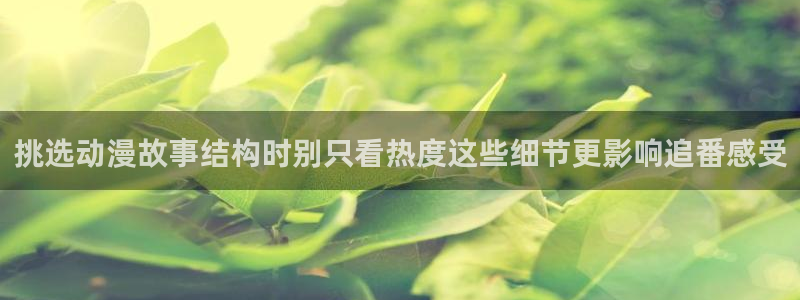 动漫更新时间:挑选动漫故事结构时别只看热度这些细节更影响追番感受